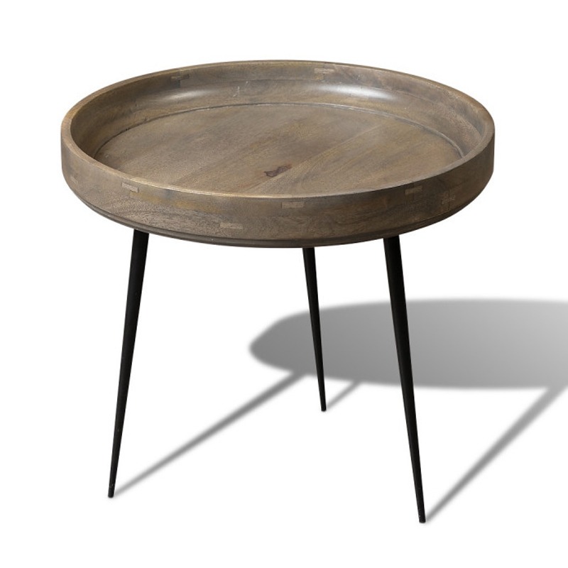 Кофейный стол Davidson Coffee Table platinum 47 Серый Черный Кофейный стол Davidson Coffee Table platinum 47 Серый Черный в Кирове | Loft Concept