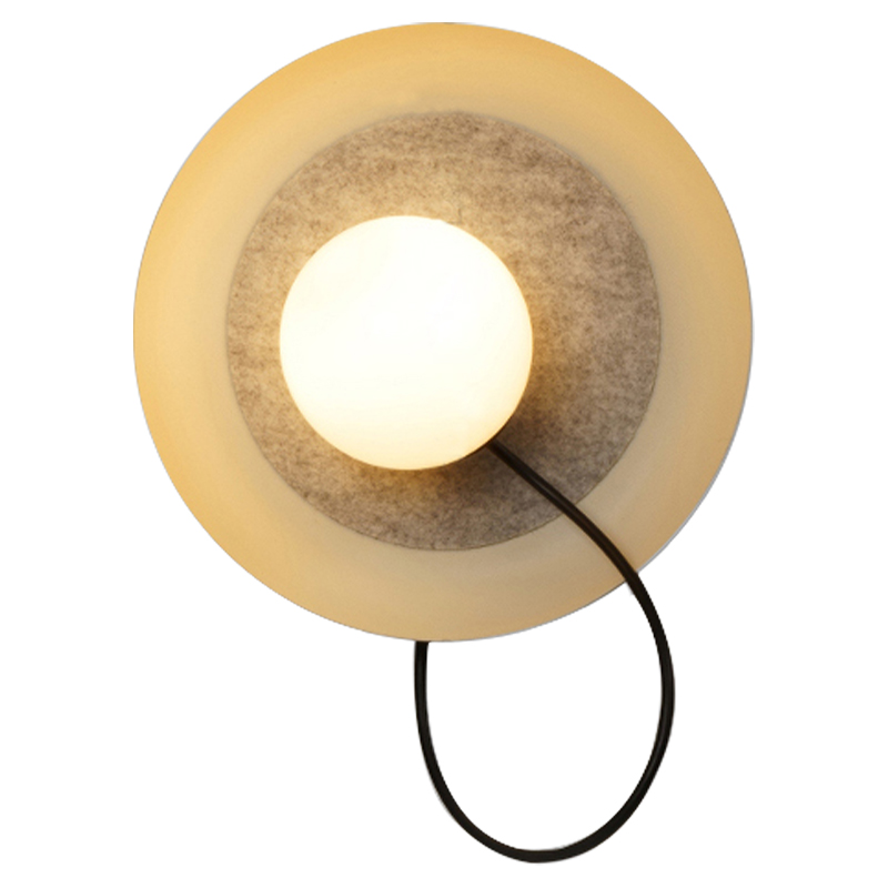Настенный светильник с магнитными плафоном MARGOTT WALL LAMP Белый Оранжевый Черный Настенный светильник с магнитными плафоном MARGOTT WALL LAMP Белый Оранжевый Черный в Кирове | Loft Concept