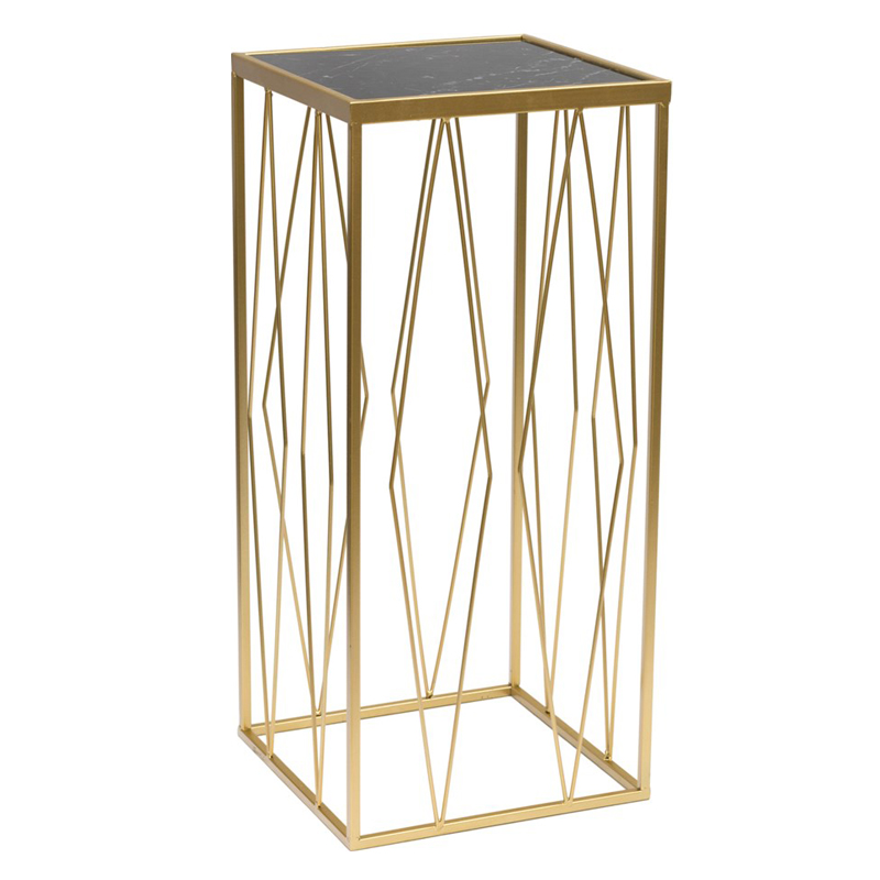 Подставка Geometric Interior Stand чёрный мрамор Золотой Черный Мрамор Nero Подставка Geometric Interior Stand чёрный мрамор Золотой Черный Мрамор Nero в Кирове | Loft Concept
