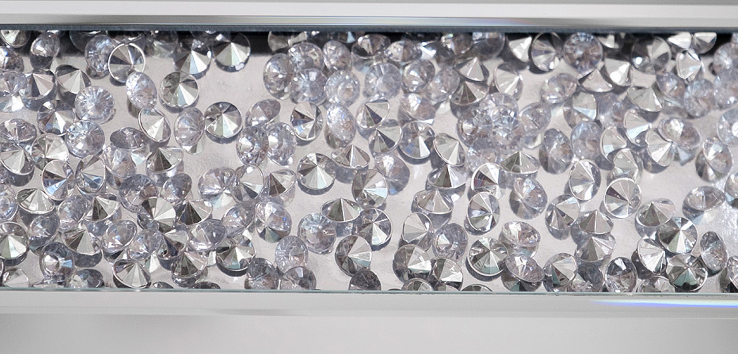 Зеркало Odila Crystals Oval Mirror - фото