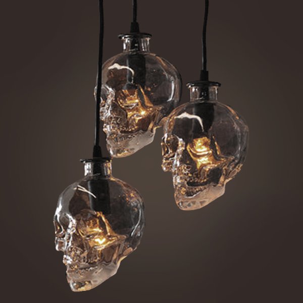 Люстра Череп Glass Skull Pendant Люстра Череп Glass Skull Pendant в Кирове | Loft Concept