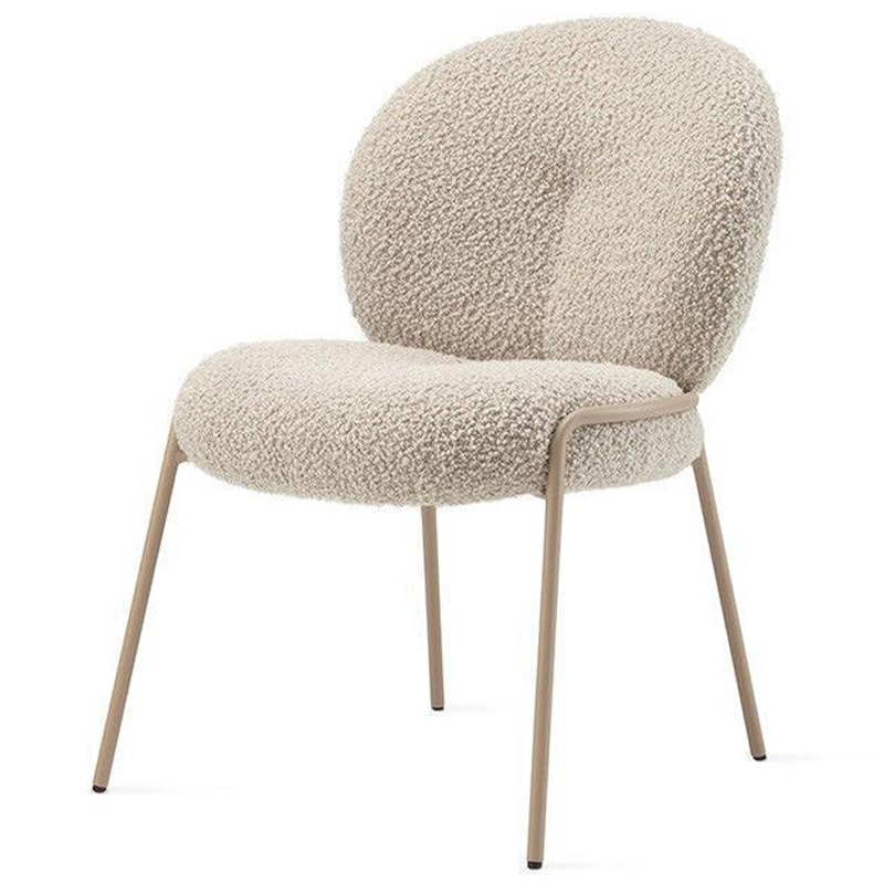 Стул Lyons Boucle Chair Бежевый Золотой Стул Lyons Boucle Chair Бежевый Золотой в Кирове | Loft Concept