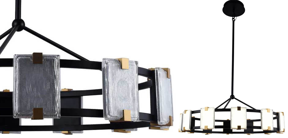 Люстра Rectangular Glass Plafon D85 Люстра Rectangular Glass Plafon D85 - Loft-Concept в Кирове