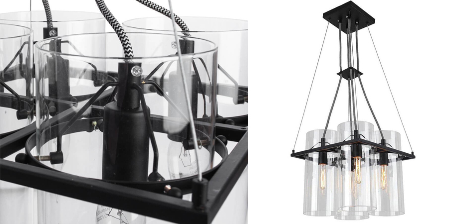 Люстра Glass Cylinder Chandelier Люстра Glass Cylinder Chandelier - Loft-Concept в Кирове