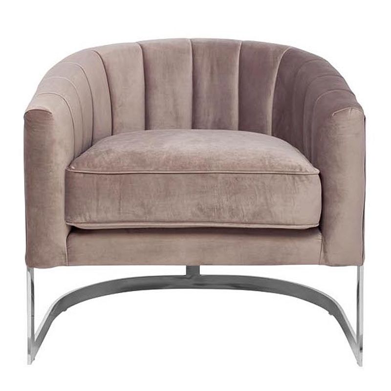 Кресло Arma Armchair Дымчатая Роза Нержавеющая сталь в Кирове | Loft Concept 