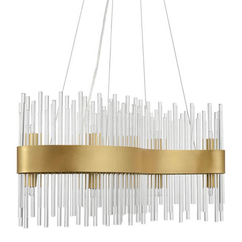 Люстра Nembus Chandelier 60 gold Прозрачный (Transparent) Золотой Люстра Nembus Chandelier 60 gold Прозрачный (Transparent) Золотой в Кирове | Loft Concept