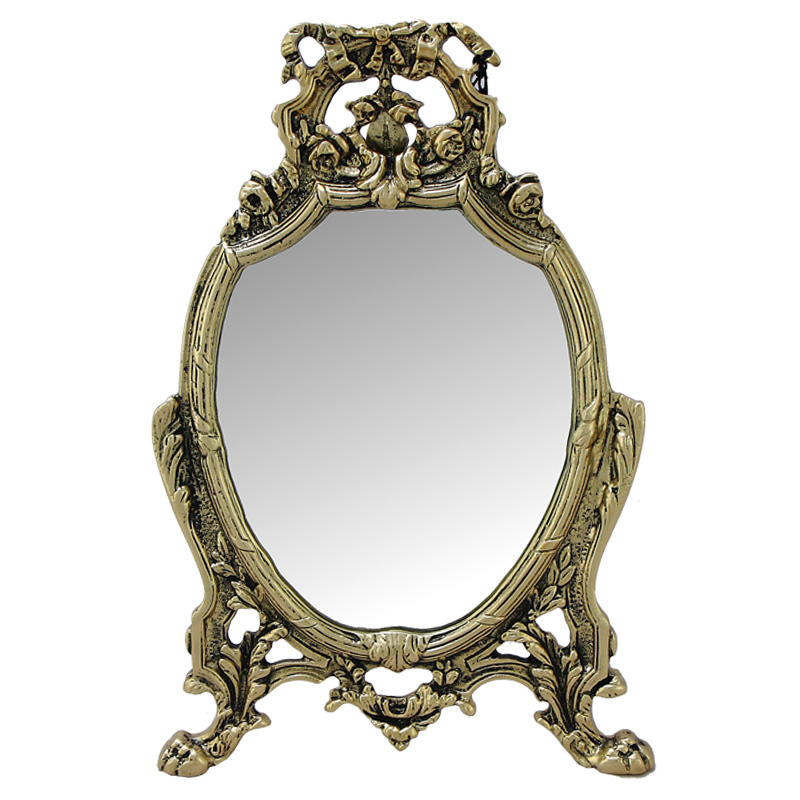 Зеркало настольное в бронзовой раме Majestic Bronze Mirrors Бронза Зеркало настольное в бронзовой раме Majestic Bronze Mirrors Бронза в Кирове | Loft Concept