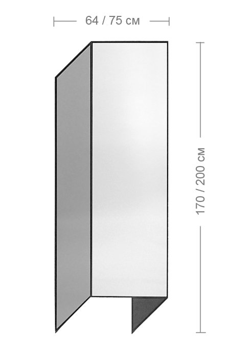 Зеркало Bower Fold Floor Shape Mirror Зеркало Bower Fold Floor Shape Mirror в Кирове