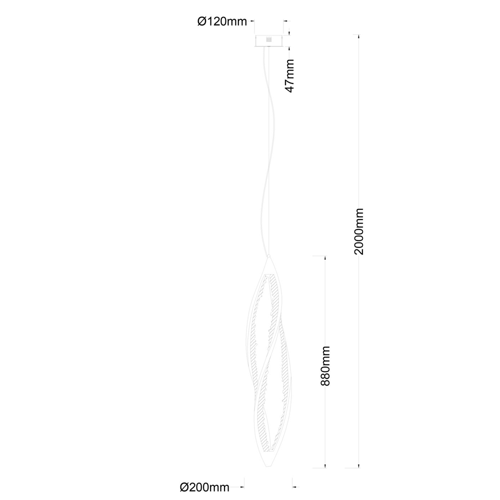 Подвесной светильник фигурный с декоративными элементами в виде кристаллов Smooth Shine в Кирове