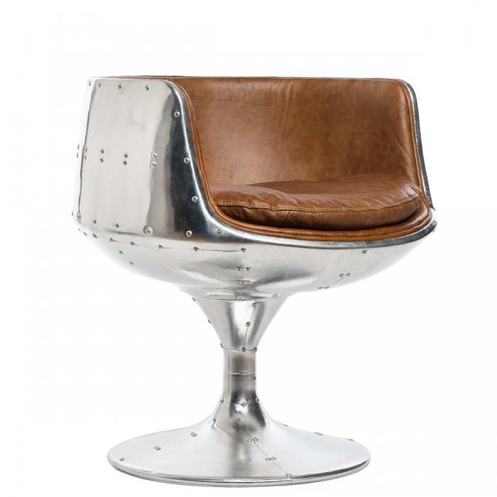 Кресло Aviator Cup Chair Коричневый Кресло Aviator Cup Chair Коричневый в Кирове | Loft Concept