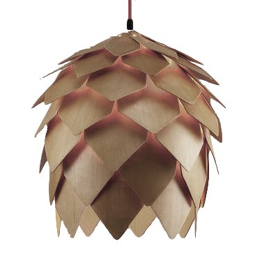 Подвесной светильник Crimea Pine Cone natural wood Подвесной светильник Crimea Pine Cone natural wood в Кирове | Loft Concept