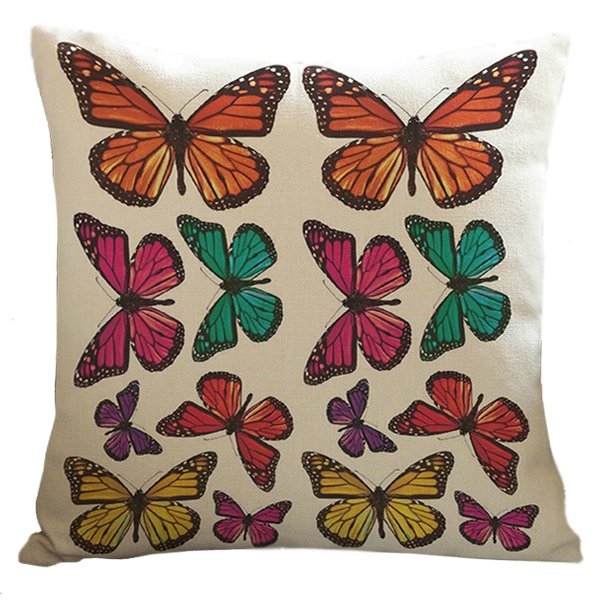 Декоративная подушка Butterfly #1 Мульти Декоративная подушка Butterfly #1 Мульти в Кирове | Loft Concept
