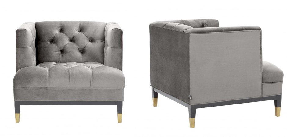 Кресло Eichholtz Chair Castelle Grey Кресло Eichholtz Chair Castelle Grey - Loft-Concept в Кирове