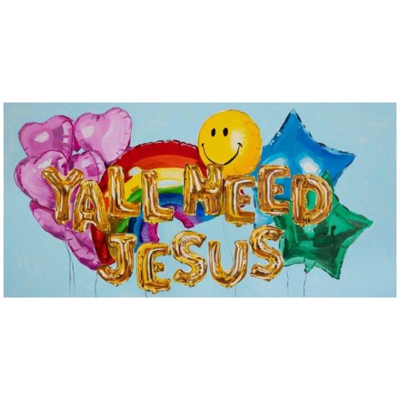 Картина Yall Need Jesus Мульти Картина Yall Need Jesus Мульти в Кирове | Loft Concept