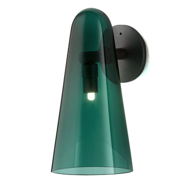 Бра Domi Sconce Green Черный Изумрудный Бра Domi Sconce Green Черный Изумрудный в Кирове | Loft Concept