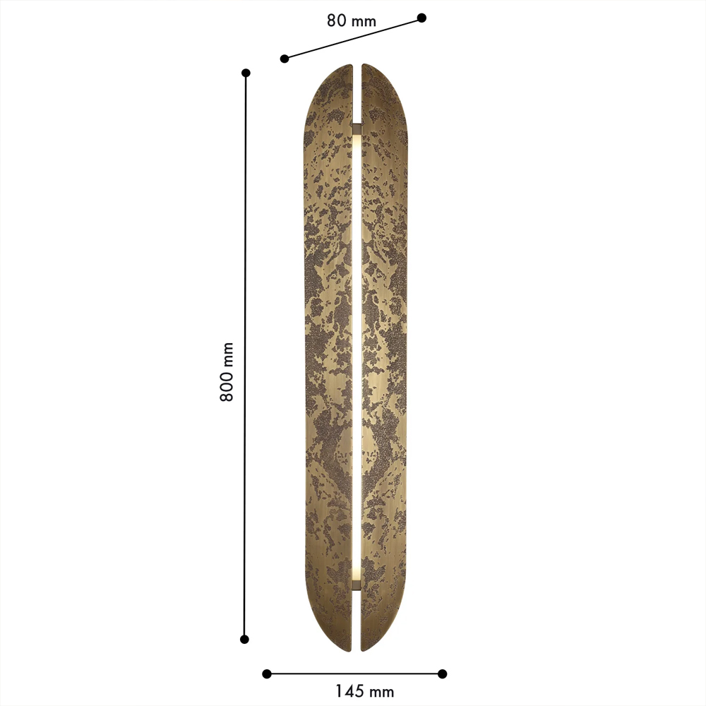 Бра винтажное с имитацией коррозии на медном корпусе Predominant в Кирове