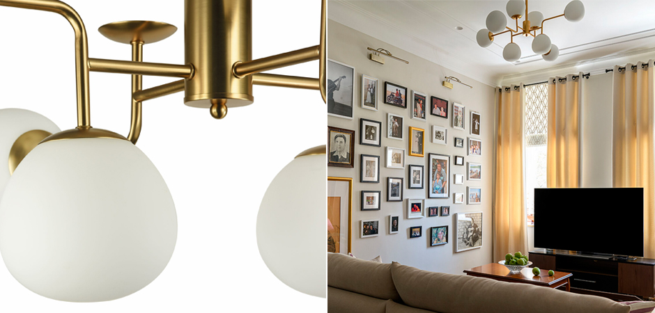 Люстра Tiepolo Ball Chandelier Gold 8 Люстра Tiepolo Ball Chandelier Gold 8 - Loft-Concept в Кирове
