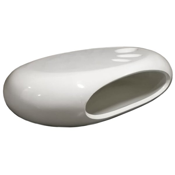 Кофейный стол Oval Capsule Белый Кофейный стол Oval Capsule Белый в Кирове | Loft Concept