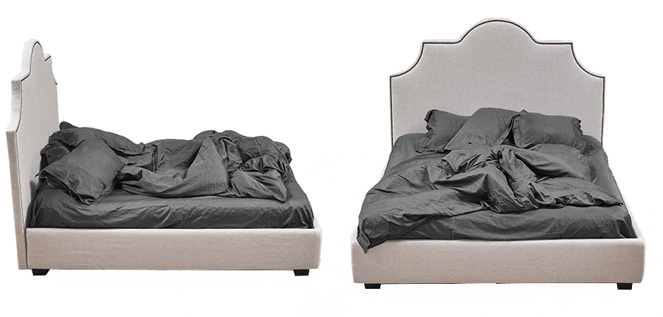 Кровать Headboard Angles Bed Кровать Headboard Angles Bed - Loft-Concept в Кирове