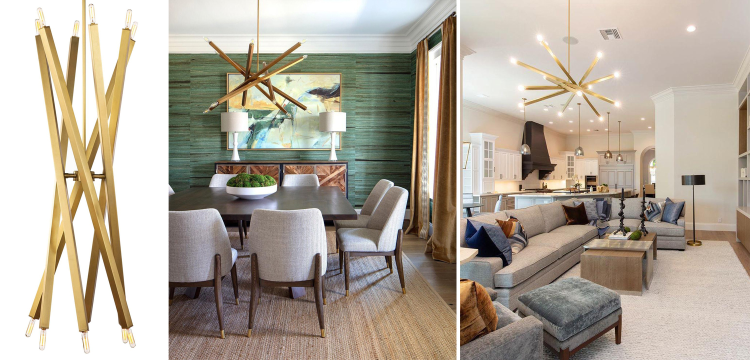 Люстра Blathmac Brass Chandelier - фото №1