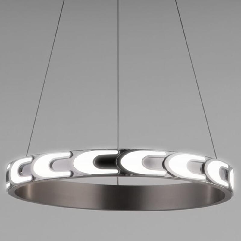 Люстра Maoris Ring Horizontal Chandelier D45 Никель Сатин Люстра Maoris Ring Horizontal Chandelier D45 Никель Сатин в Кирове | Loft Concept