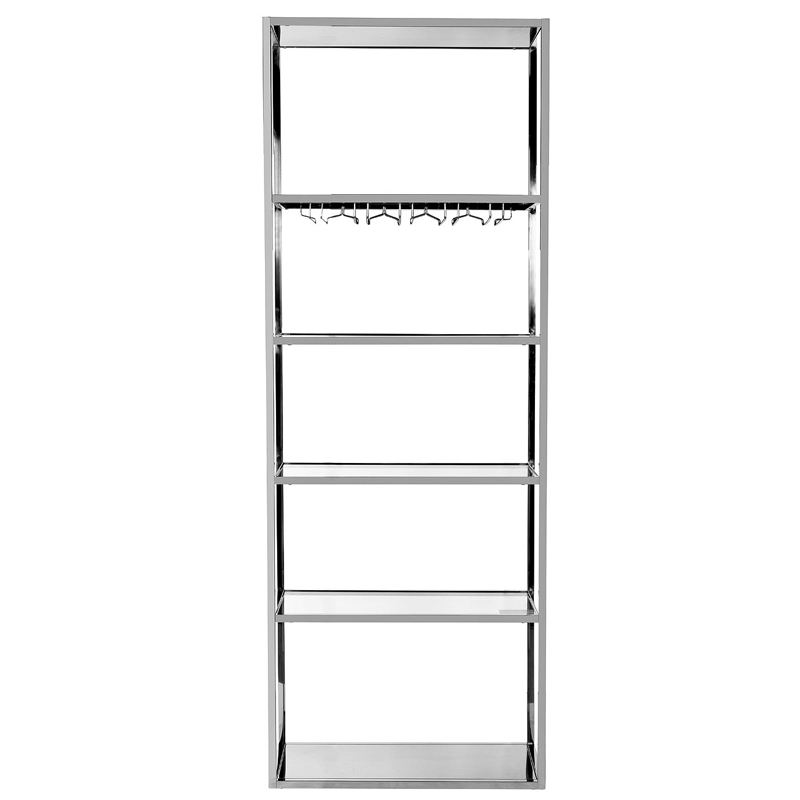 Стеллаж для хранения вина Raul Rack Chromium Прозрачный Хром Стеллаж для хранения вина Raul Rack Chromium Прозрачный Хром в Кирове | Loft Concept