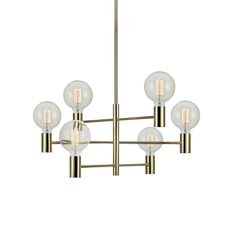 Люстра Helix Chandelier Gold Золотой Люстра Helix Chandelier Gold Золотой в Кирове | Loft Concept