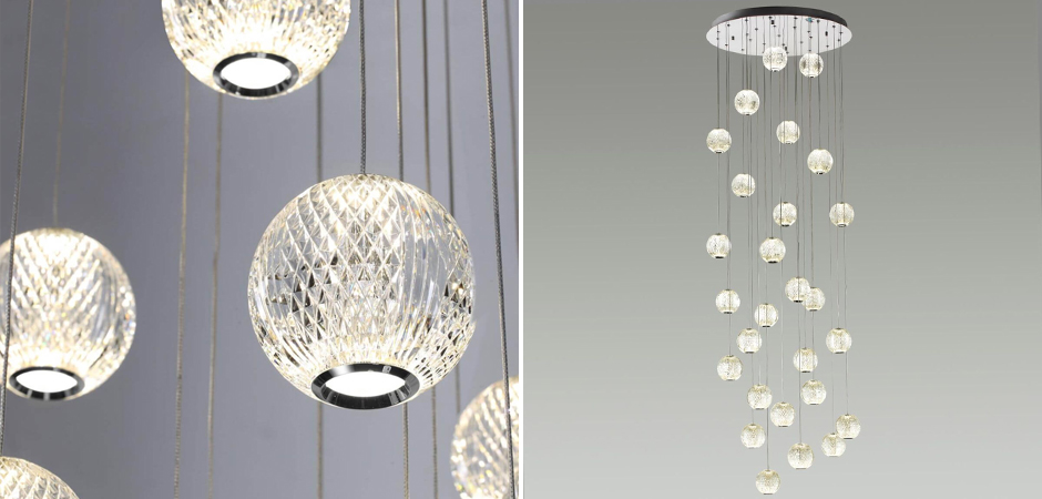 Каскадная люстра Crystal Globule Хром Каскадная люстра Crystal Globule Хром - Loft-Concept в Кирове