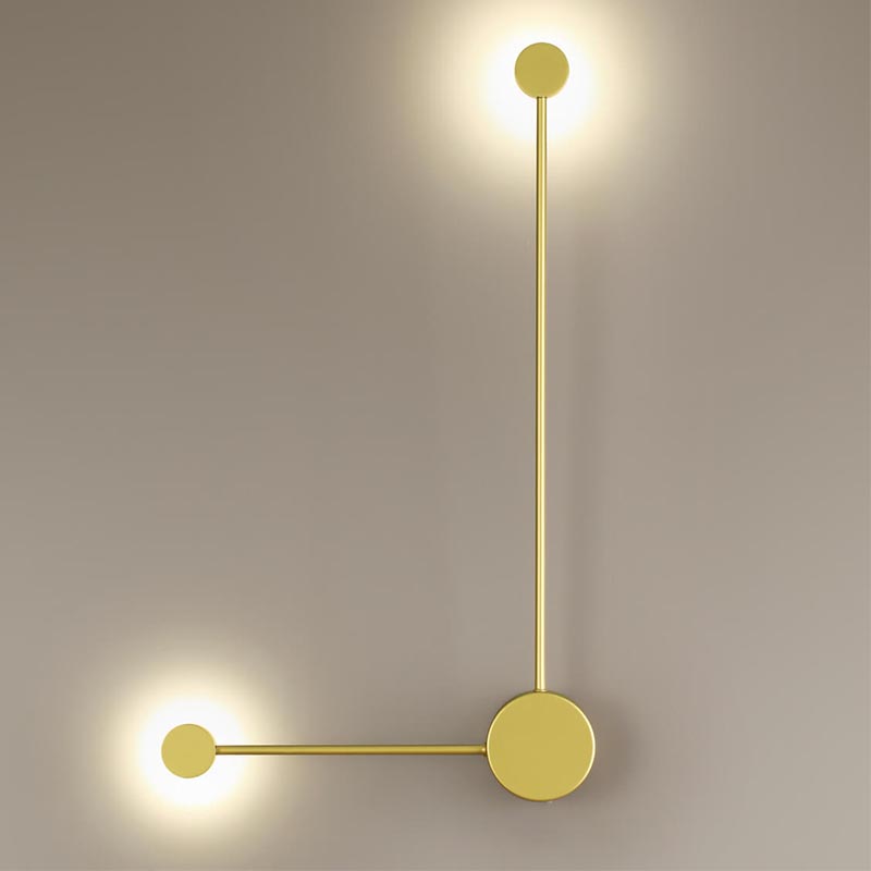 Бра Pin Wall Light Gold Angle Золотой Бра Pin Wall Light Gold Angle Золотой в Кирове | Loft Concept