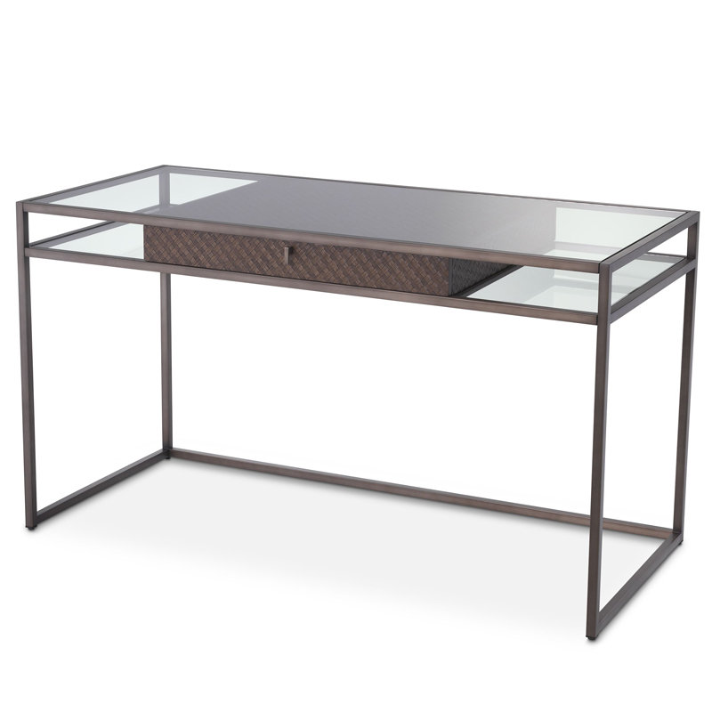 Рабочий стол Eichholtz Desk Napa Valley Темная бронза Коричневый Прозрачный Рабочий стол Eichholtz Desk Napa Valley Темная бронза Коричневый Прозрачный в Кирове | Loft Concept