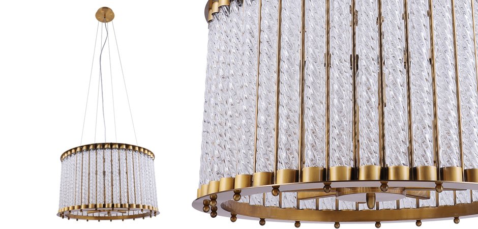 Люстра Glass Spirals Люстра Glass Spirals - Loft-Concept в Кирове
