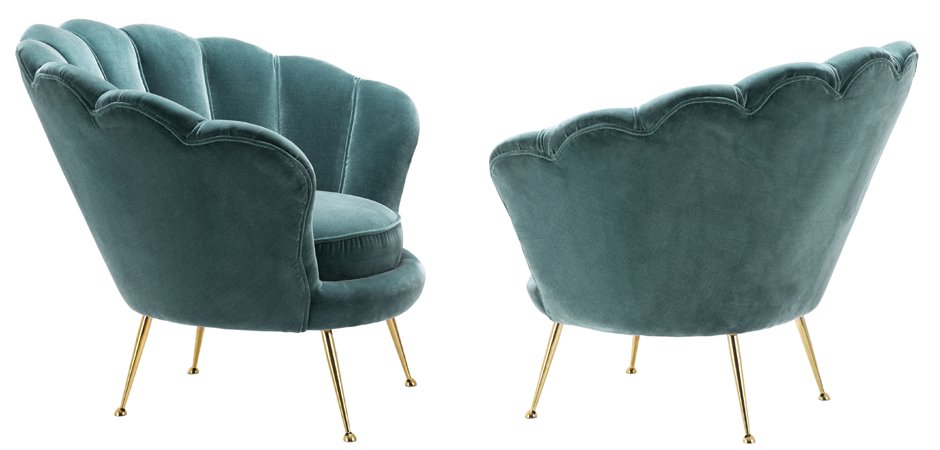 Кресло Eichholtz Chair Trapezium Turquoise Кресло Eichholtz Chair Trapezium Turquoise - Loft-Concept в Кирове