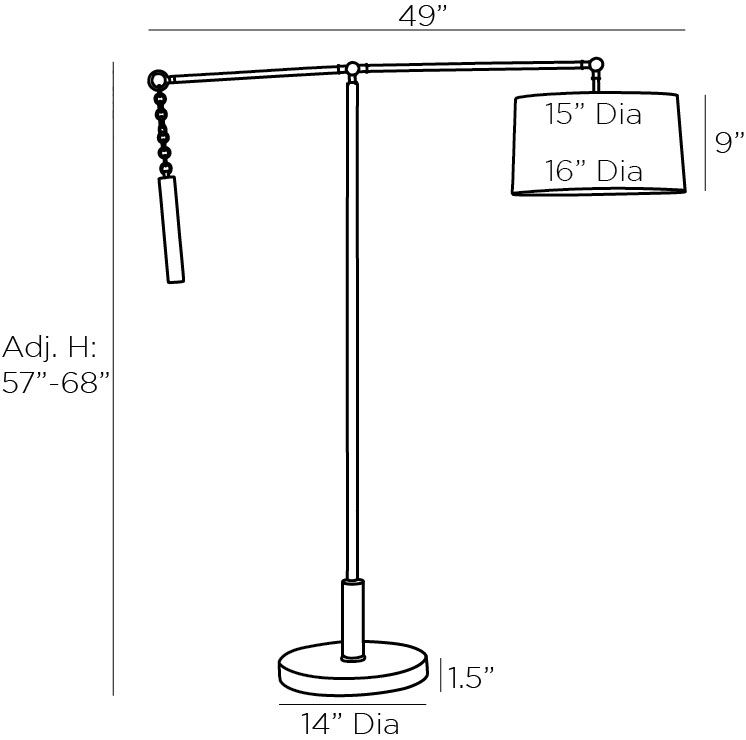 Торшер Arteriors NEWARK FLOOR LAMP Торшер Arteriors NEWARK FLOOR LAMP в Кирове