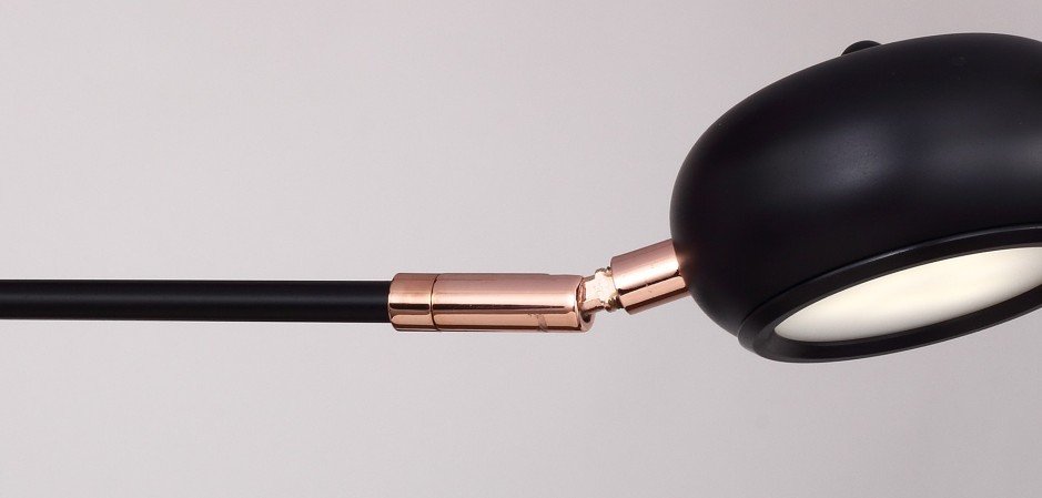 Люстра Curved Stix Chandelier 6 Black - Loft-Concept в Кирове