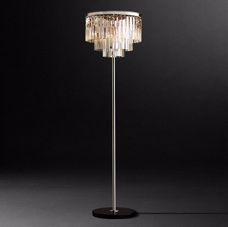 Торшер RH Odeon Floor Lamp Chrome Черный Мрамор Nero Хром Прозрачное Стекло Серый (Gray) Янтарь (Amber) Торшер RH Odeon Floor Lamp Chrome Черный Мрамор Nero Хром Прозрачное Стекло Серый (Gray) Янтарь (Amber) в Кирове | Loft Concept