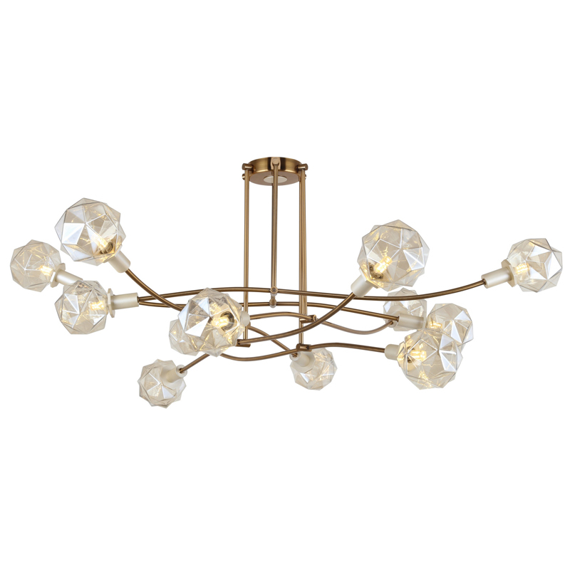Люстра Severine Chandelier Золотой Золотой Шампань Люстра Severine Chandelier Золотой Золотой Шампань в Кирове | Loft Concept