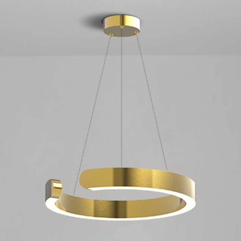 Дизайнерский Светодиодный Светильник Горизонтальное Кольцо Golden Horizontal Ring Глянцевое золото Дизайнерский Светодиодный Светильник Горизонтальное Кольцо Golden Horizontal Ring Глянцевое золото в Кирове | Loft Concept