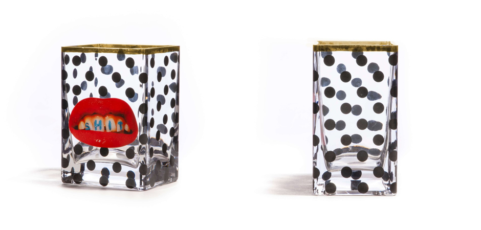 Ваза Glass Vase Shit Pois Ваза Glass Vase Shit Pois - Loft-Concept в Кирове