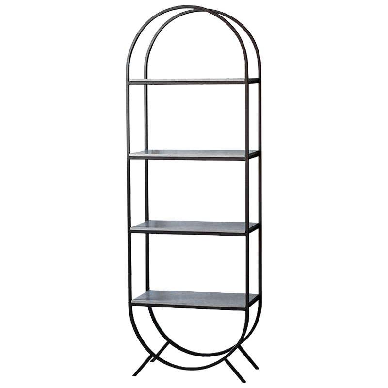 Стеллаж Hugo Industrial Metal Rust Rack Черный Серый Стеллаж Hugo Industrial Metal Rust Rack Черный Серый в Кирове | Loft Concept
