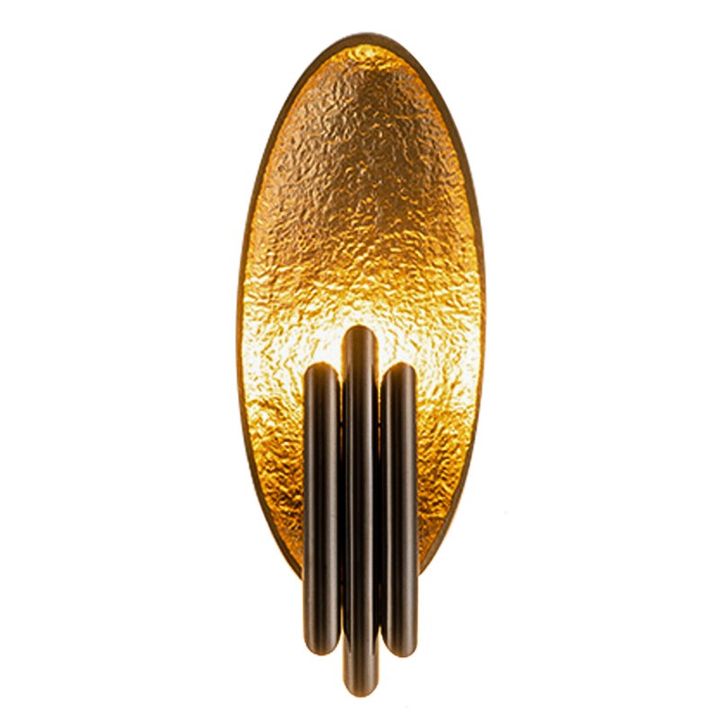 Бра Corrugation Gold Черный Золотой Бра Corrugation Gold Черный Золотой в Кирове | Loft Concept