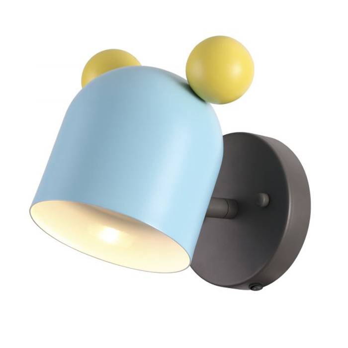 Бра Mickey Mouse Blue Голубой Бра Mickey Mouse Blue Голубой в Кирове | Loft Concept