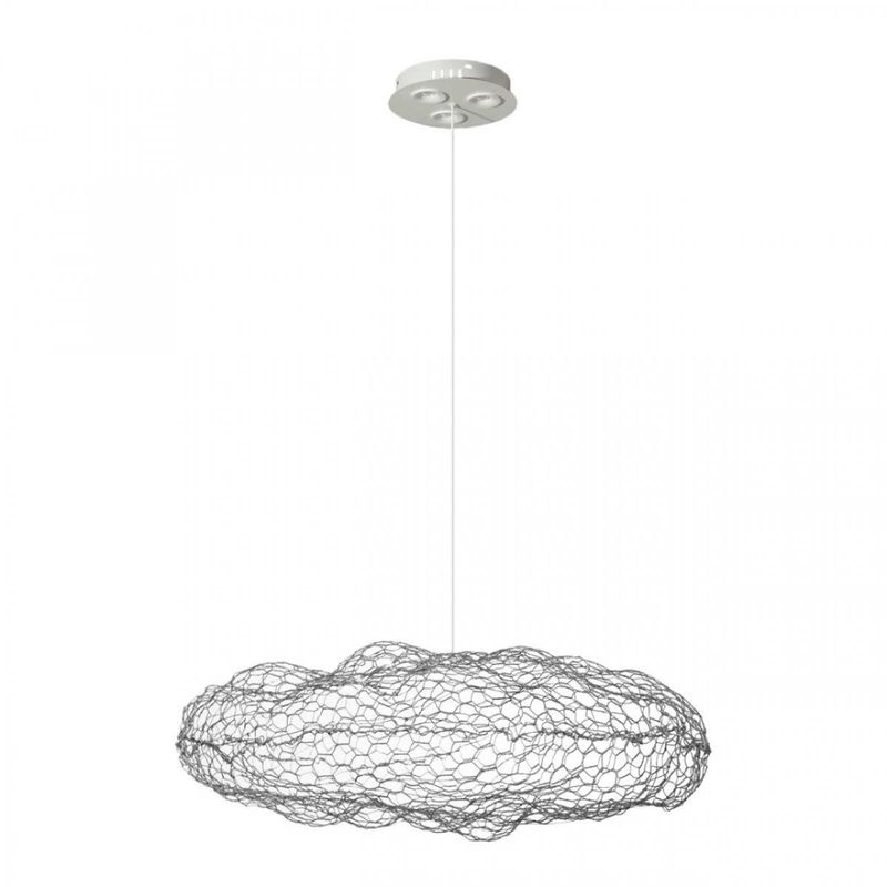 Светодиодная Люстра Серебряная Сеть LED Cloud Silver Серебряный Светодиодная Люстра Серебряная Сеть LED Cloud Silver Серебряный в Кирове | Loft Concept