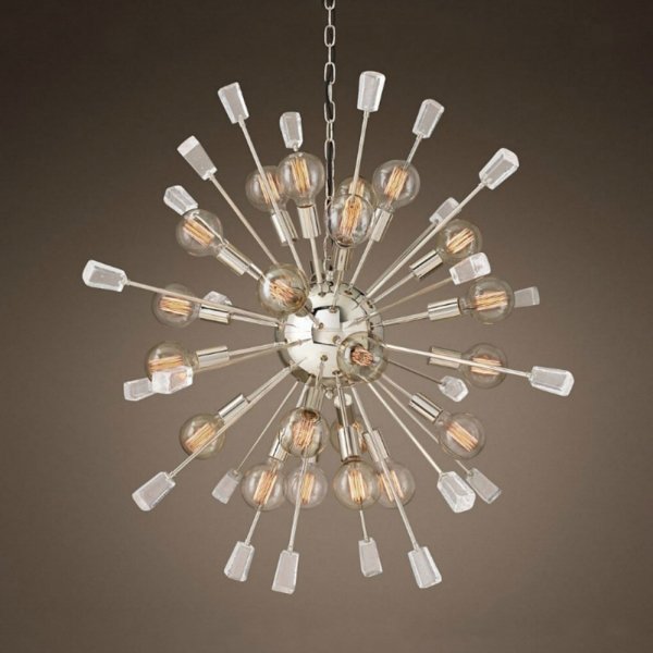 Люстра Eichholtz Tivoli Chandelier Nickel Хром Люстра Eichholtz Tivoli Chandelier Nickel Хром в Кирове | Loft Concept