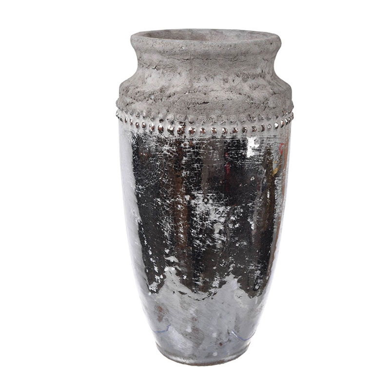 Ваза Vase Argenta silver 27 Серебряный Ваза Vase Argenta silver 27 Серебряный в Кирове | Loft Concept