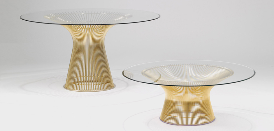 Стол Platner Coffee Gold - фото №1