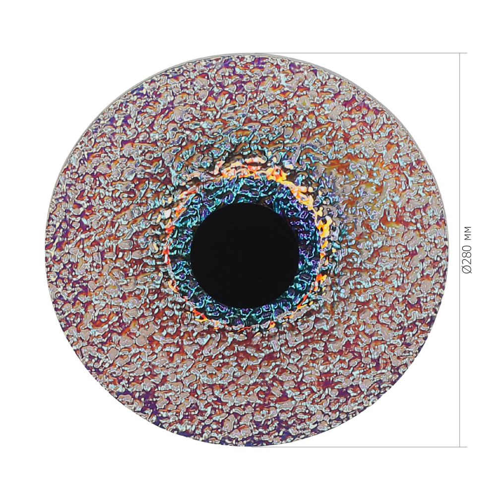 Подвесной светильник из фактурного двойного стекла Heterochromia в Кирове