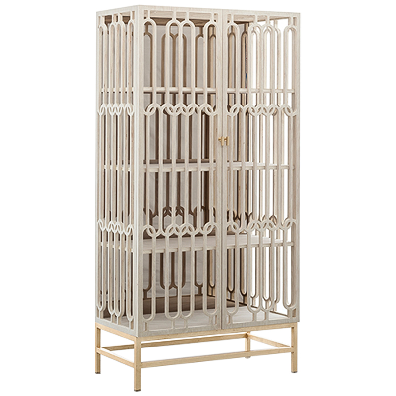 Шкаф CHLOE ARMOIRE Белый дуб Латунь Шкаф CHLOE ARMOIRE Белый дуб Латунь в Кирове | Loft Concept