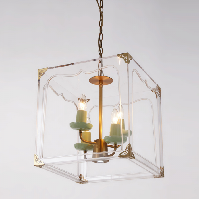 Люстра Glass Clear Cube Люстра Glass Clear Cube в Кирове | Loft Concept