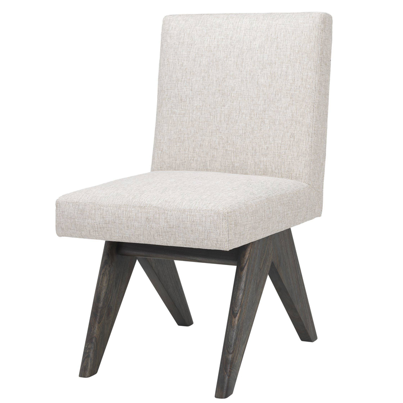 Стул Eichholtz Dining Chair Erudit Коричневый Латунь Серый Стул Eichholtz Dining Chair Erudit Коричневый Латунь Серый в Кирове | Loft Concept