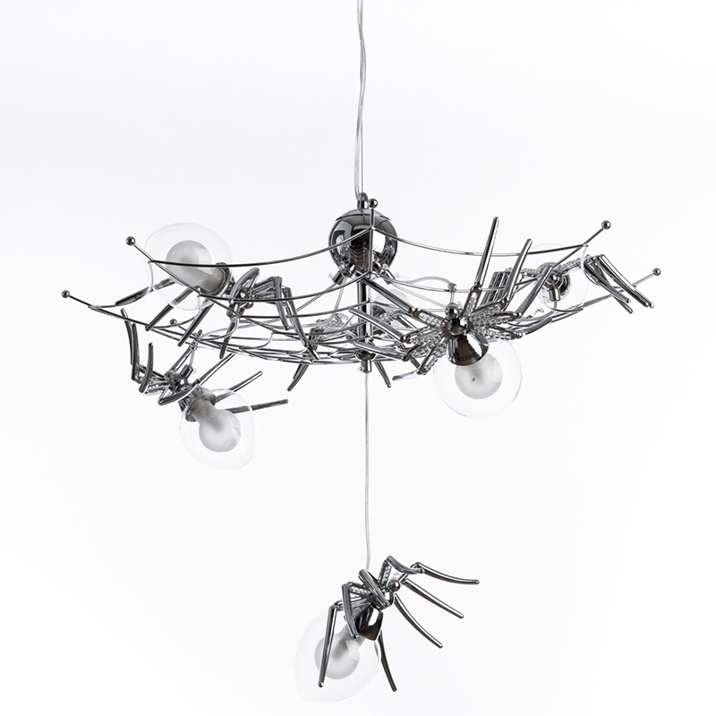 Потолочный светильник Паук Spiders lamp 6 Серебряный Потолочный светильник Паук Spiders lamp 6 Серебряный в Кирове | Loft Concept